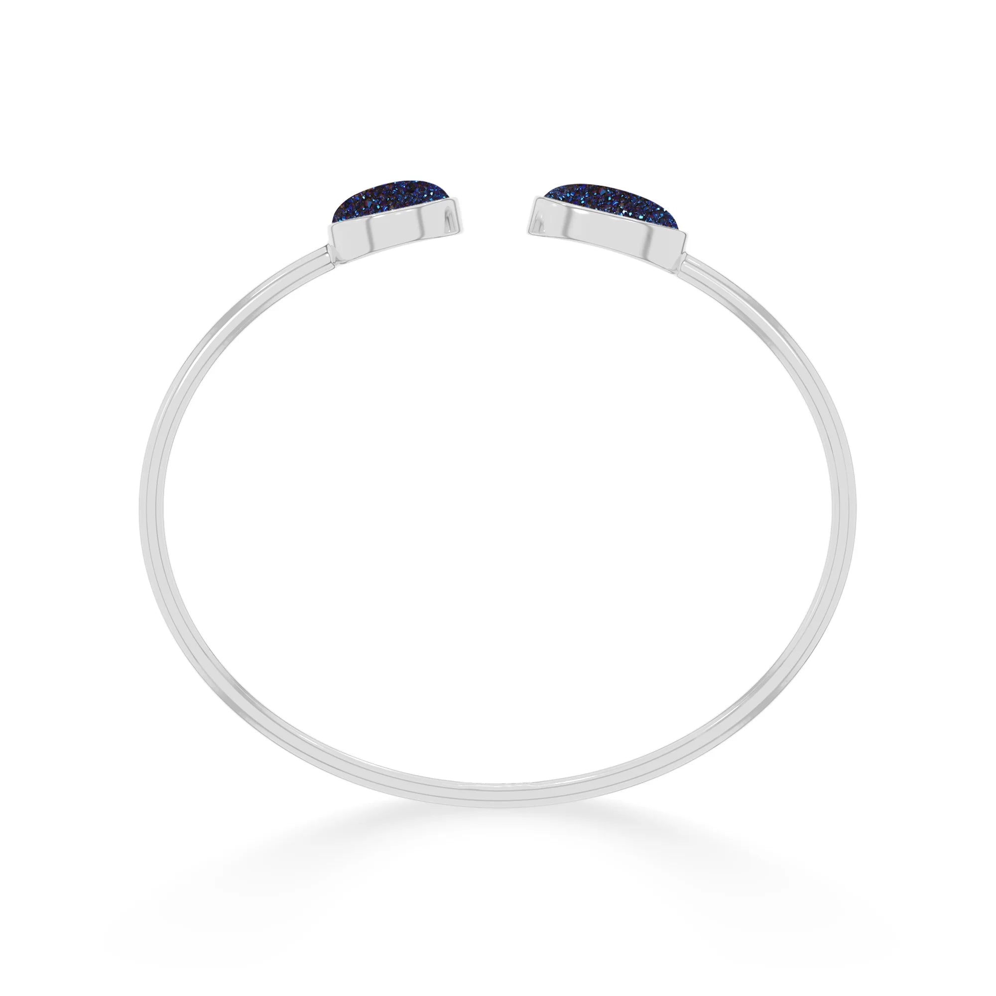 titanium druzy blue cab bracelet