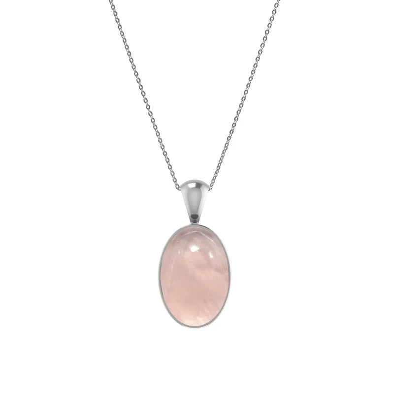 rose quartz pendant
