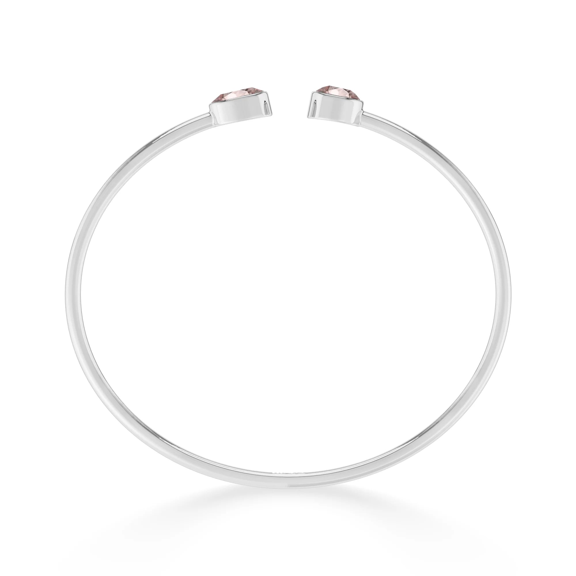 rose quartz cut bracelet