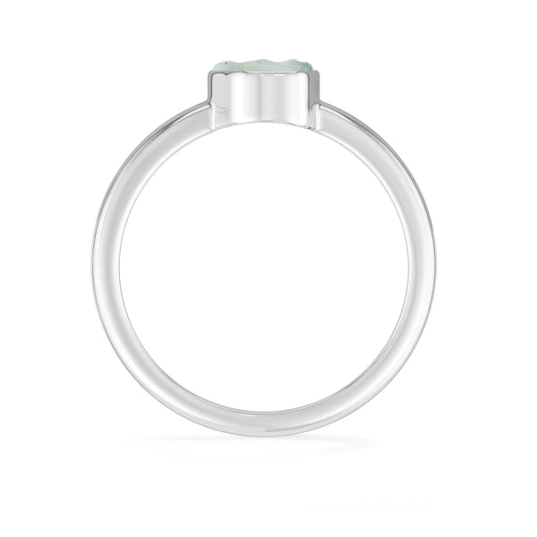 fluorite bezel-set ring