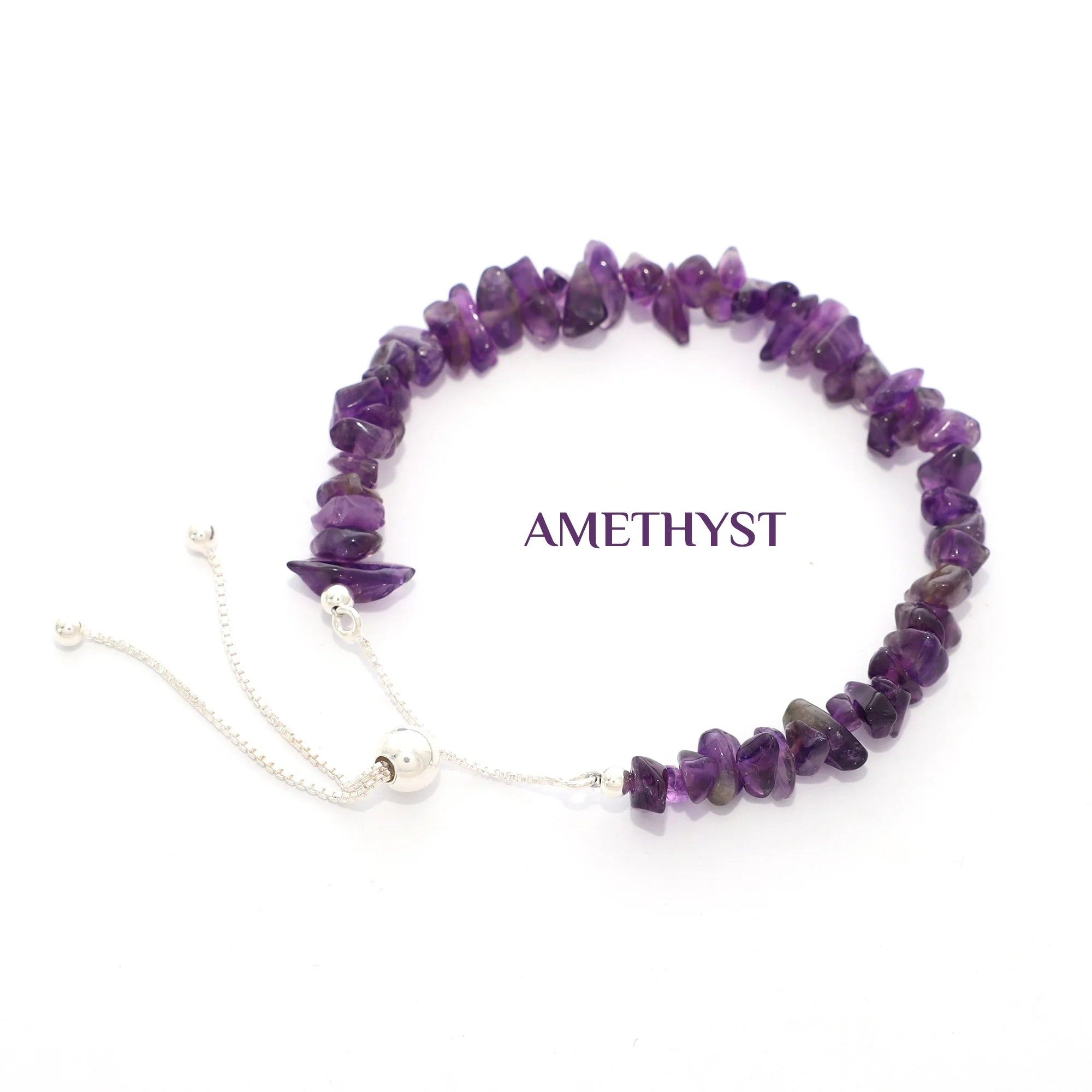 amethyst rough bracelet