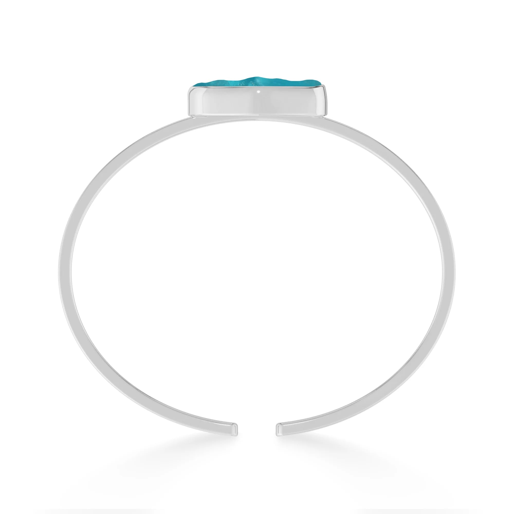 paraiba apatite rough bracelet
