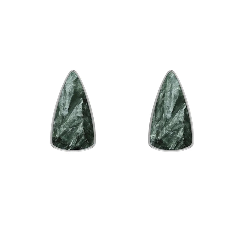 seraphinite cab earrings