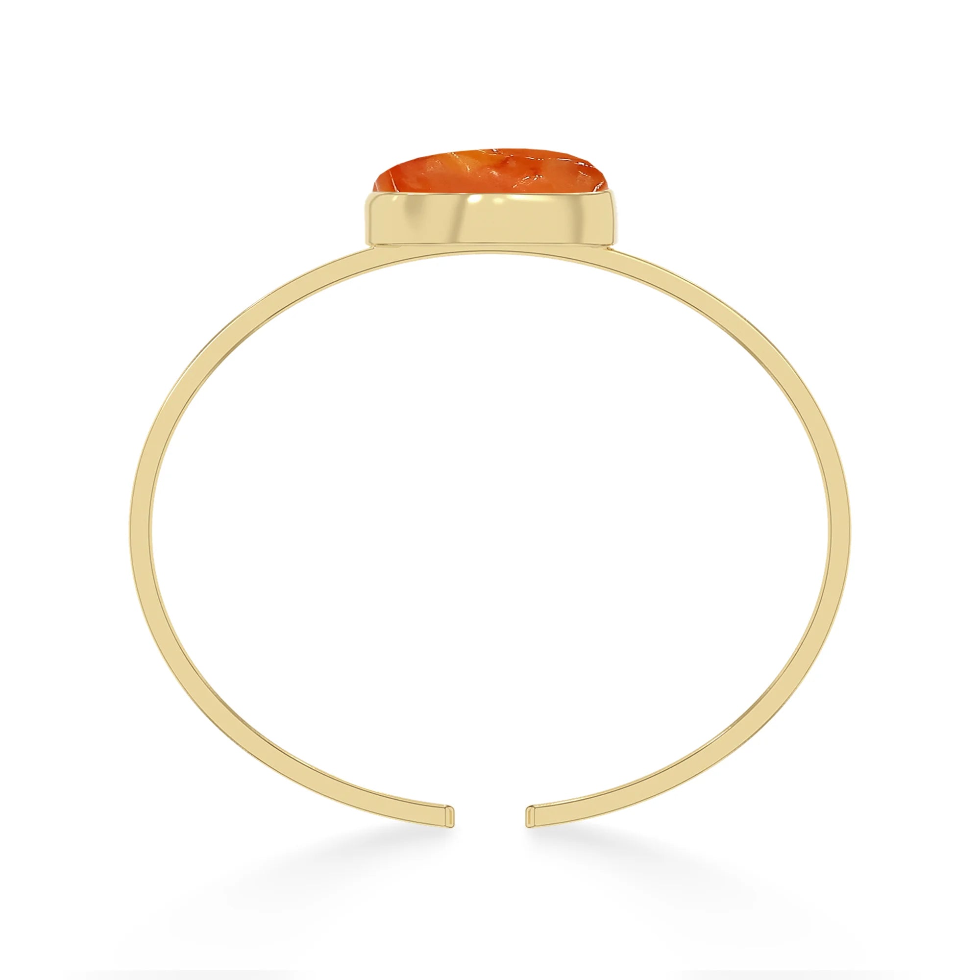 carnelian rough bracelet