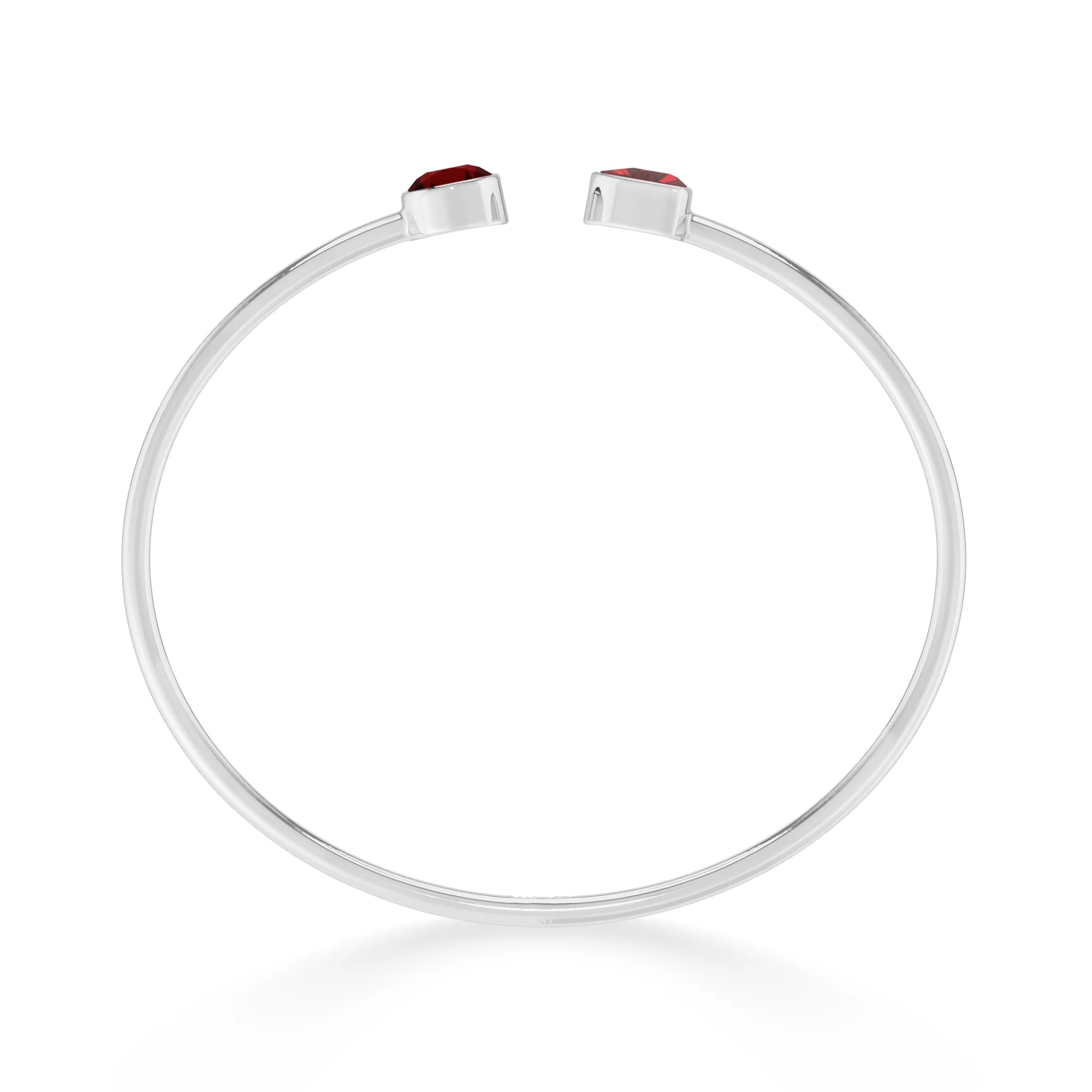 garnet cut bracelet