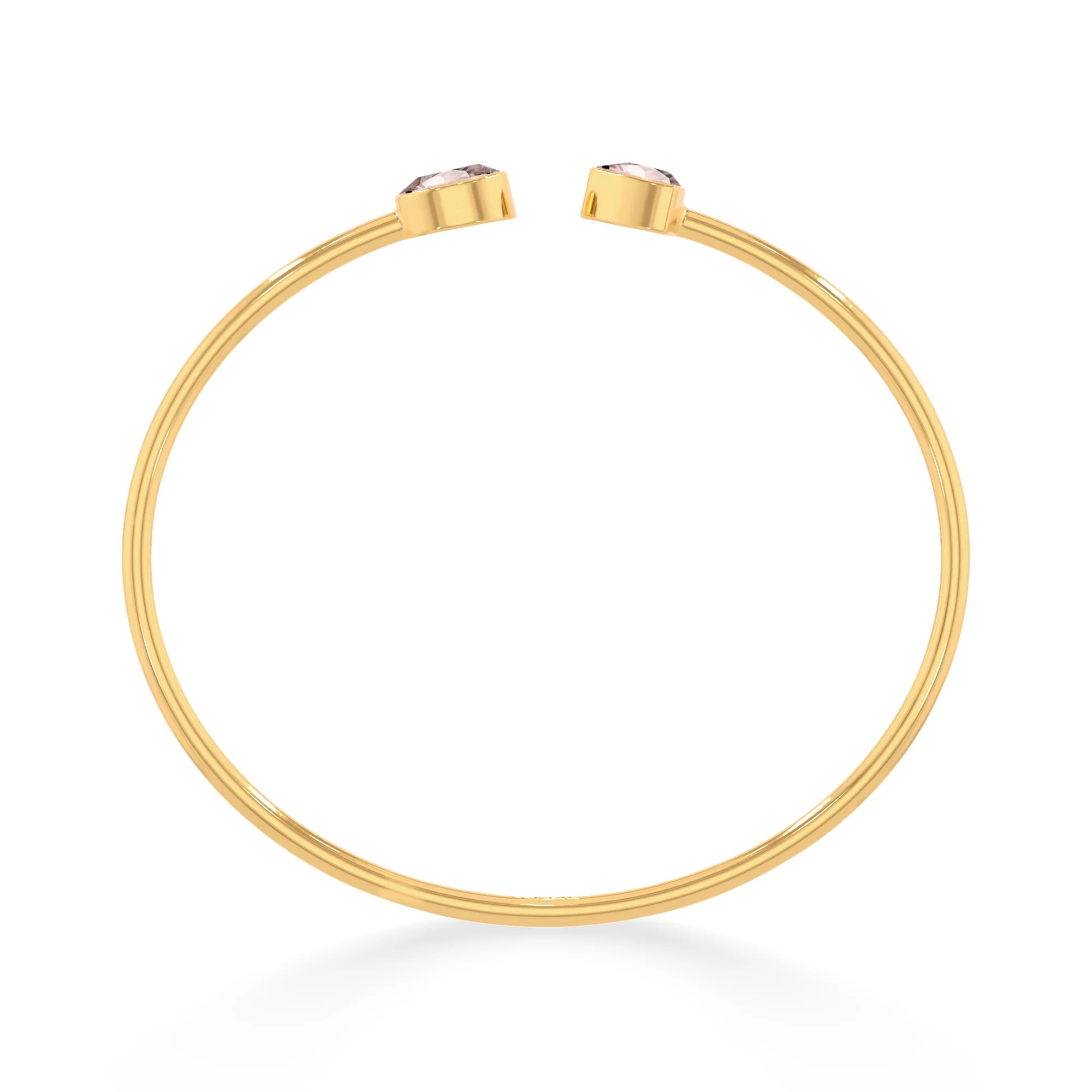 rose quartz cut bracelet