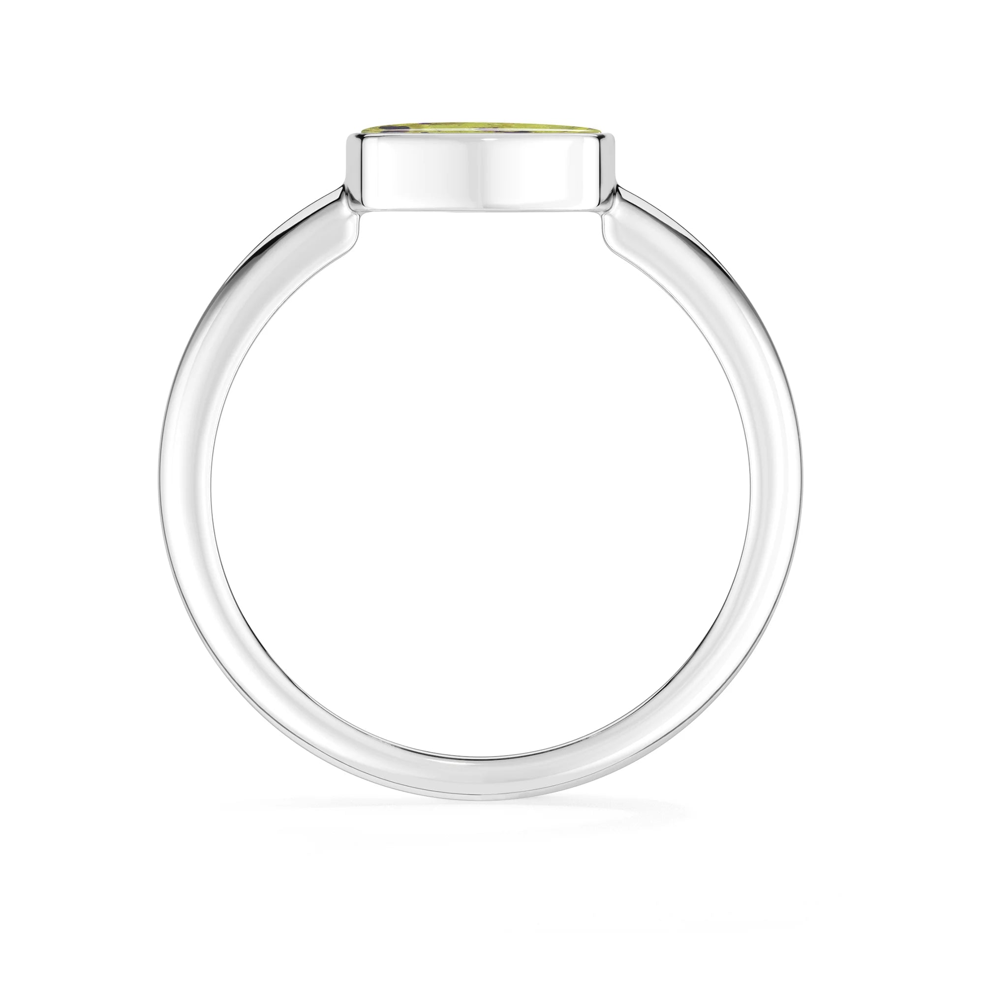 stichitite bezel-set ring
