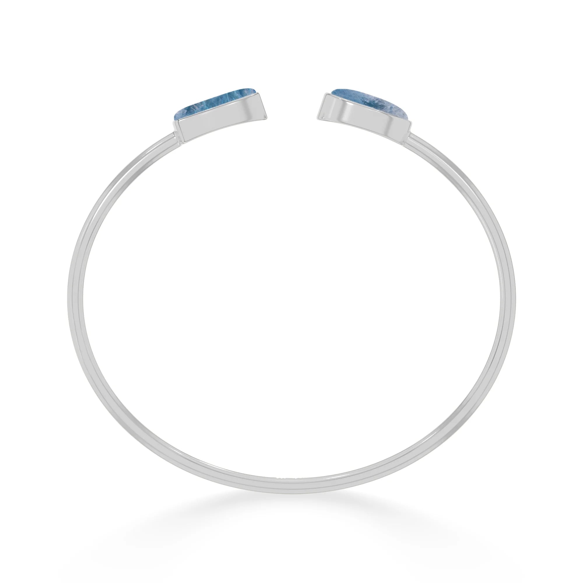 blue moonstone cab bracelet