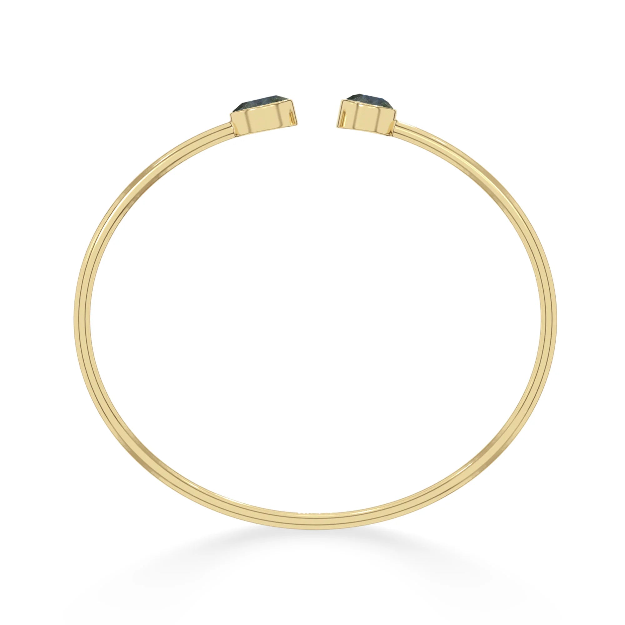 labradorite cut bracelet