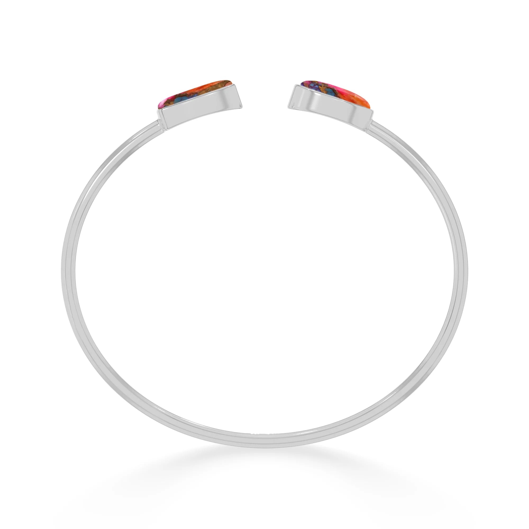 pink spiny oyster cab bracelet