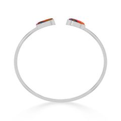 pink spiny oyster cab bracelet