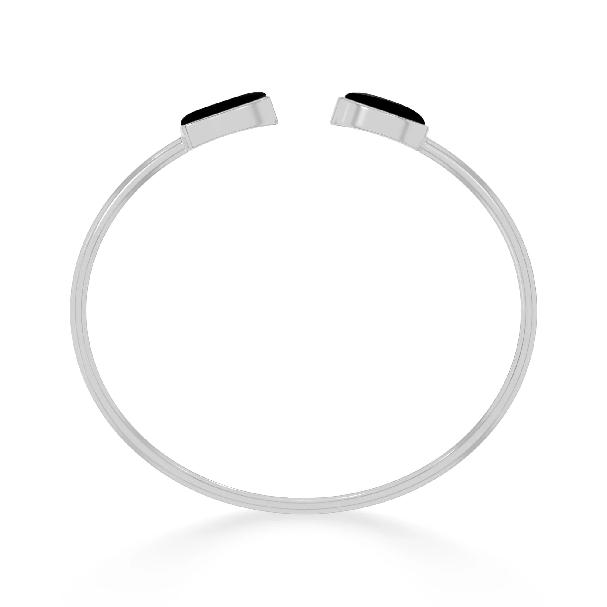 black onyx cab bracelet