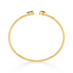 smoky quartz cut bracelet