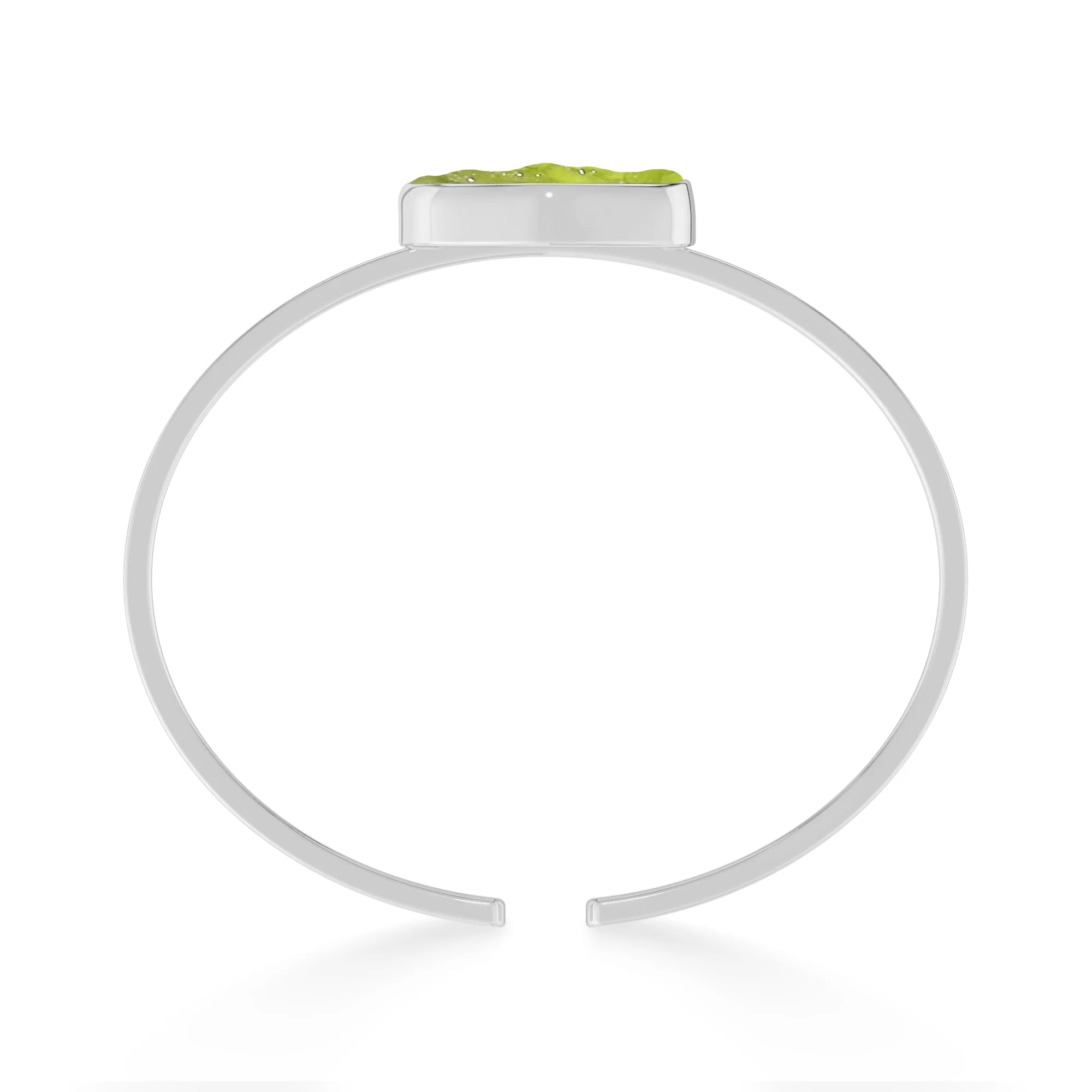 peridot rough bracelet