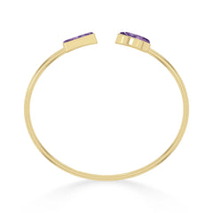 charoite cab bracelet