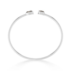 smoky quartz cut bracelet
