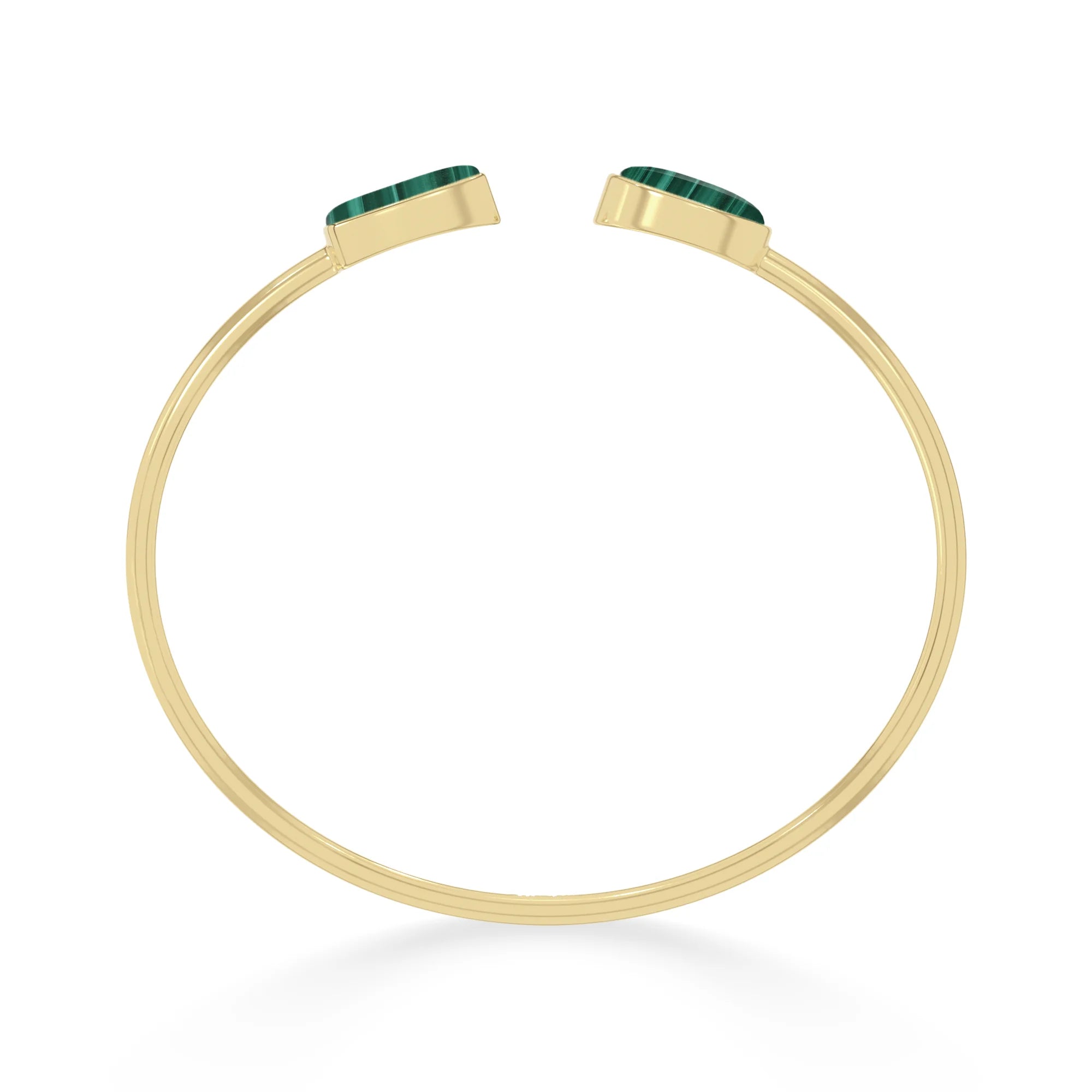 malachite cab bracelet