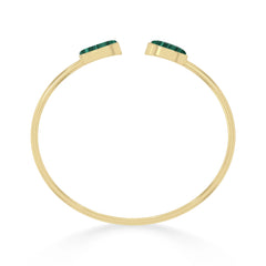 malachite cab bracelet