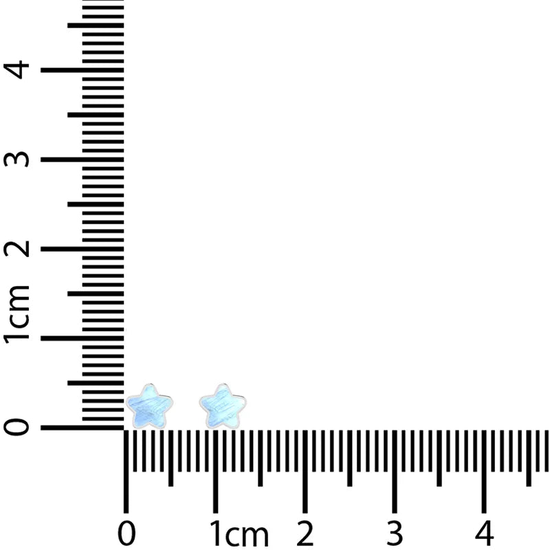 rainbow moonstone slice earrings