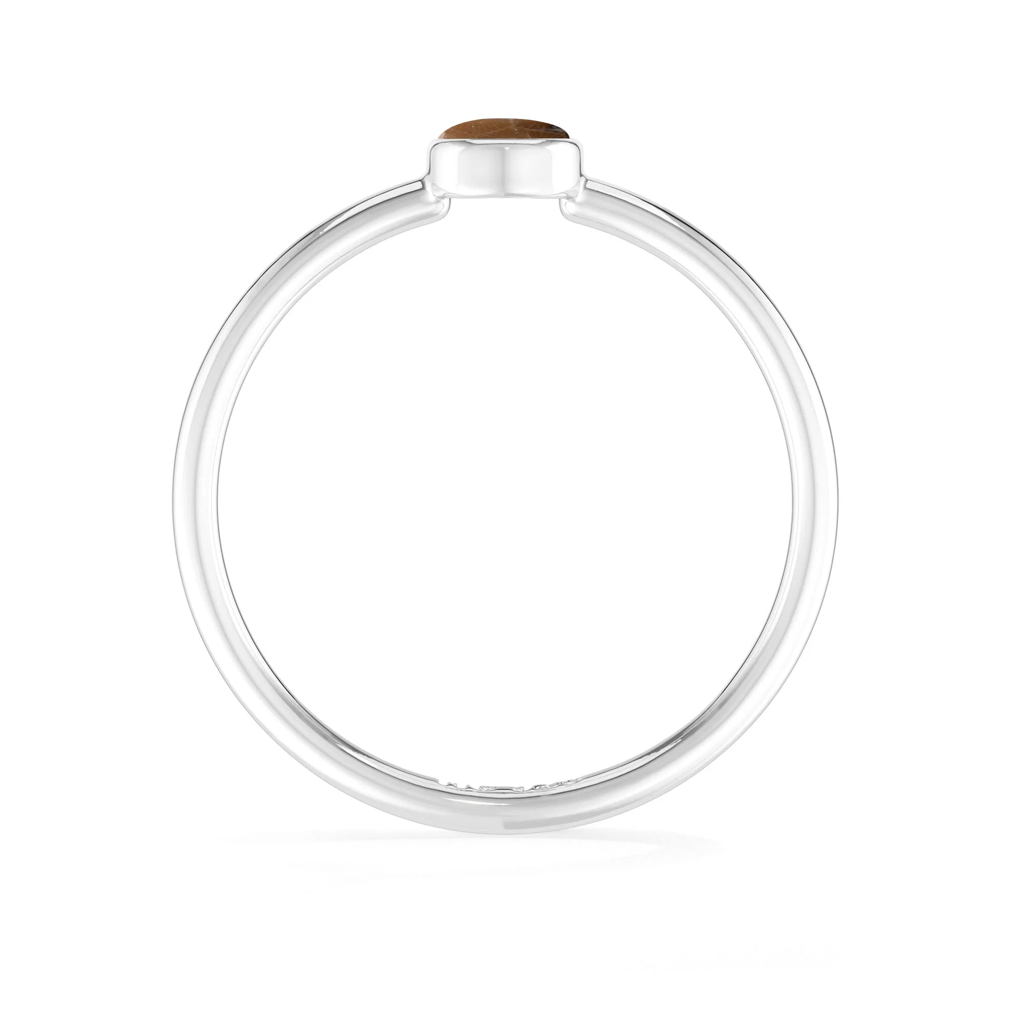 petoskey stackable bezel-set ring