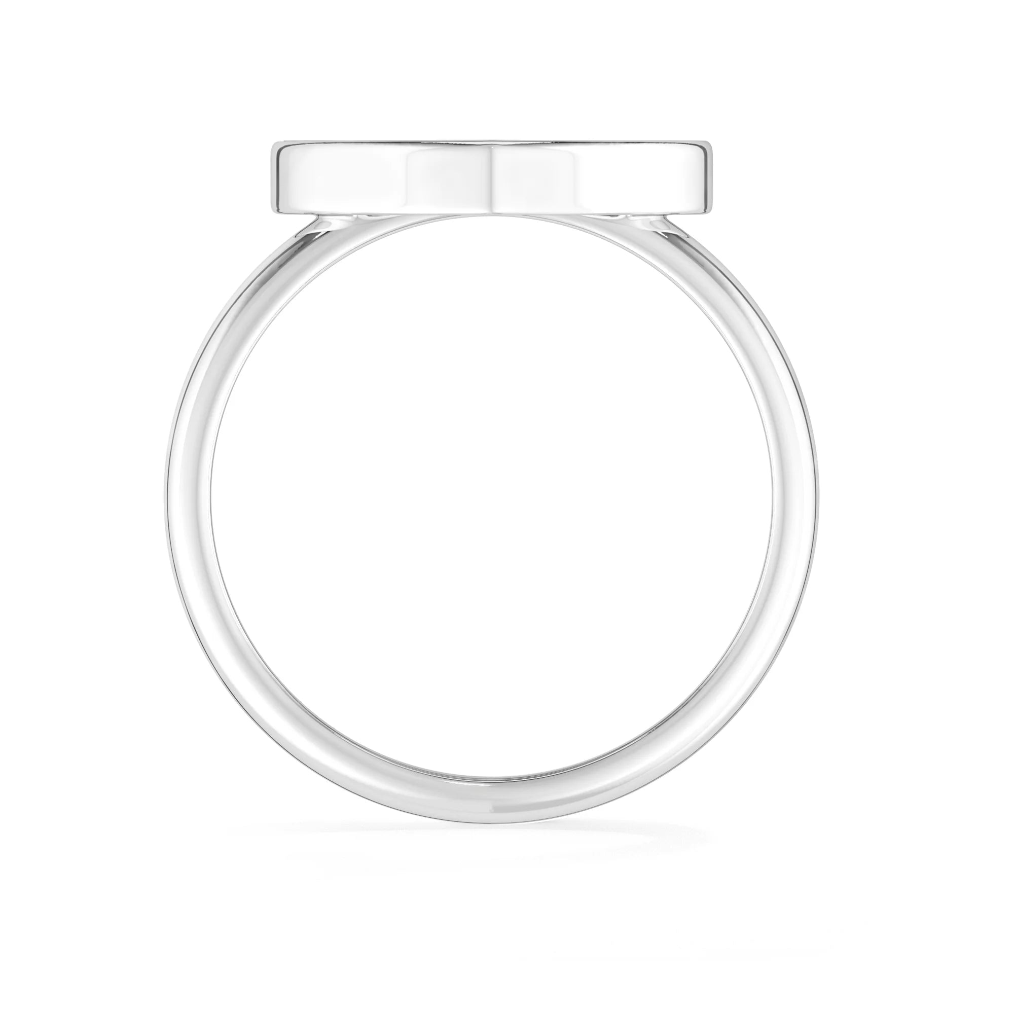 labradorite stackable bezel-set ring