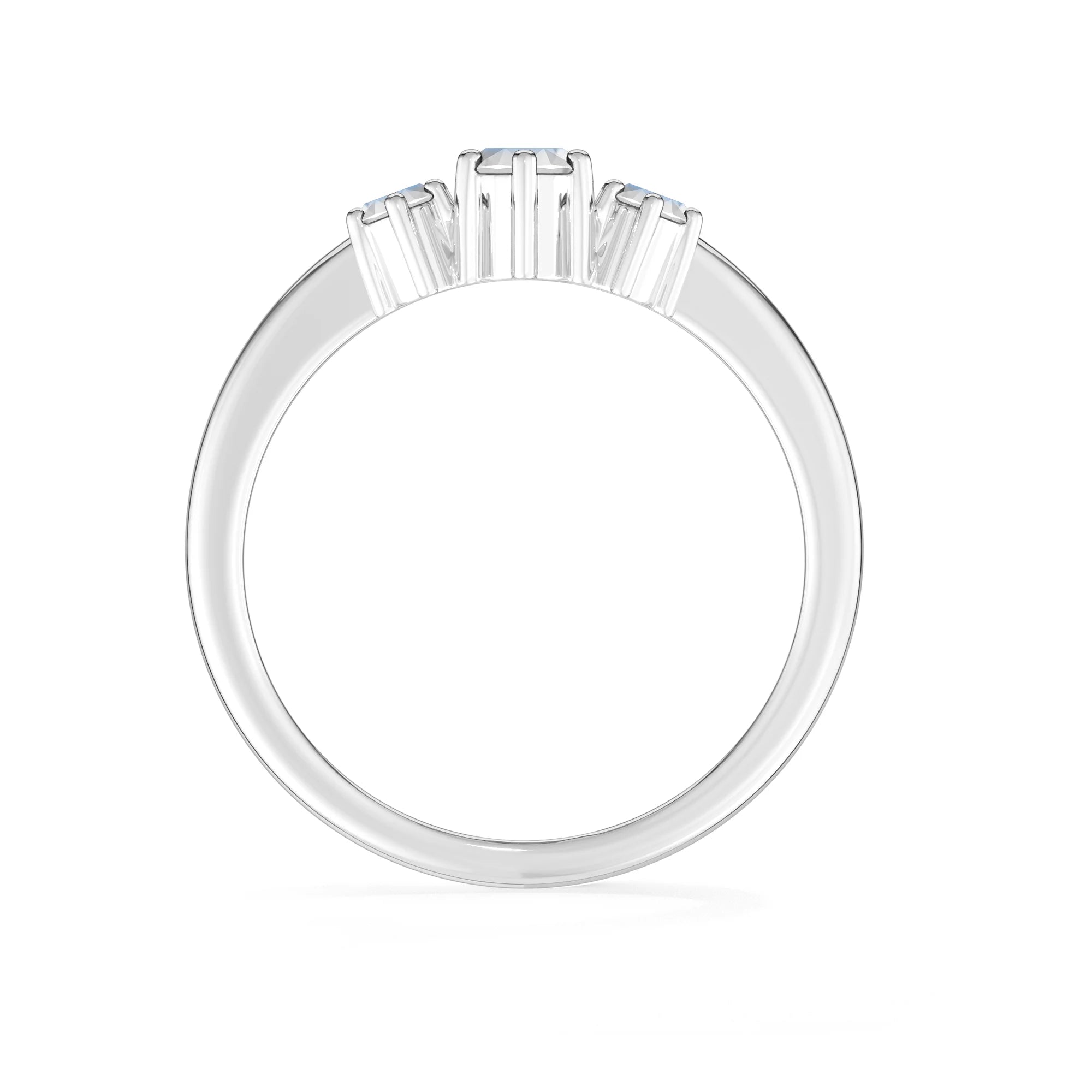 rainbow-moonstone prong-set ring