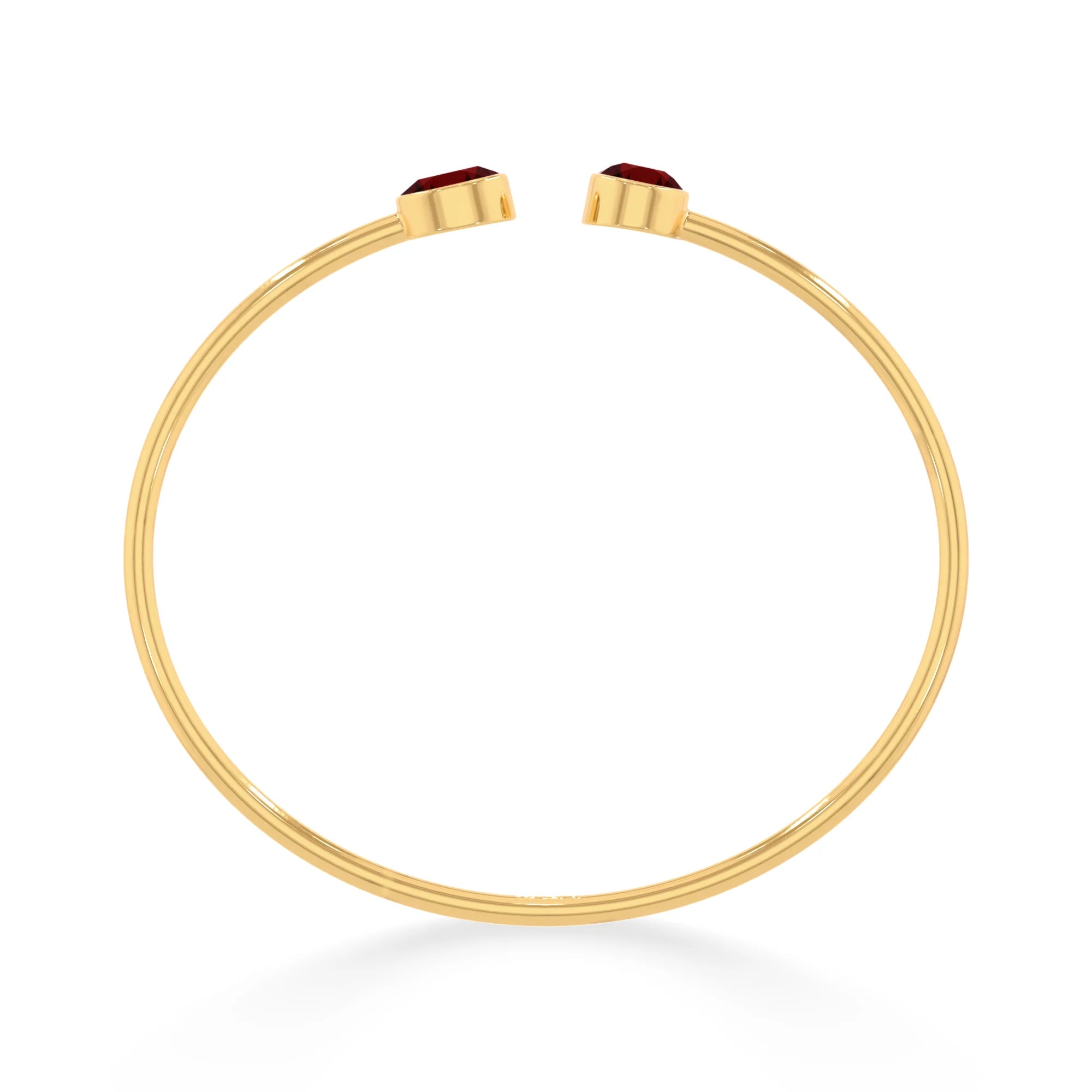 garnet cut bracelet