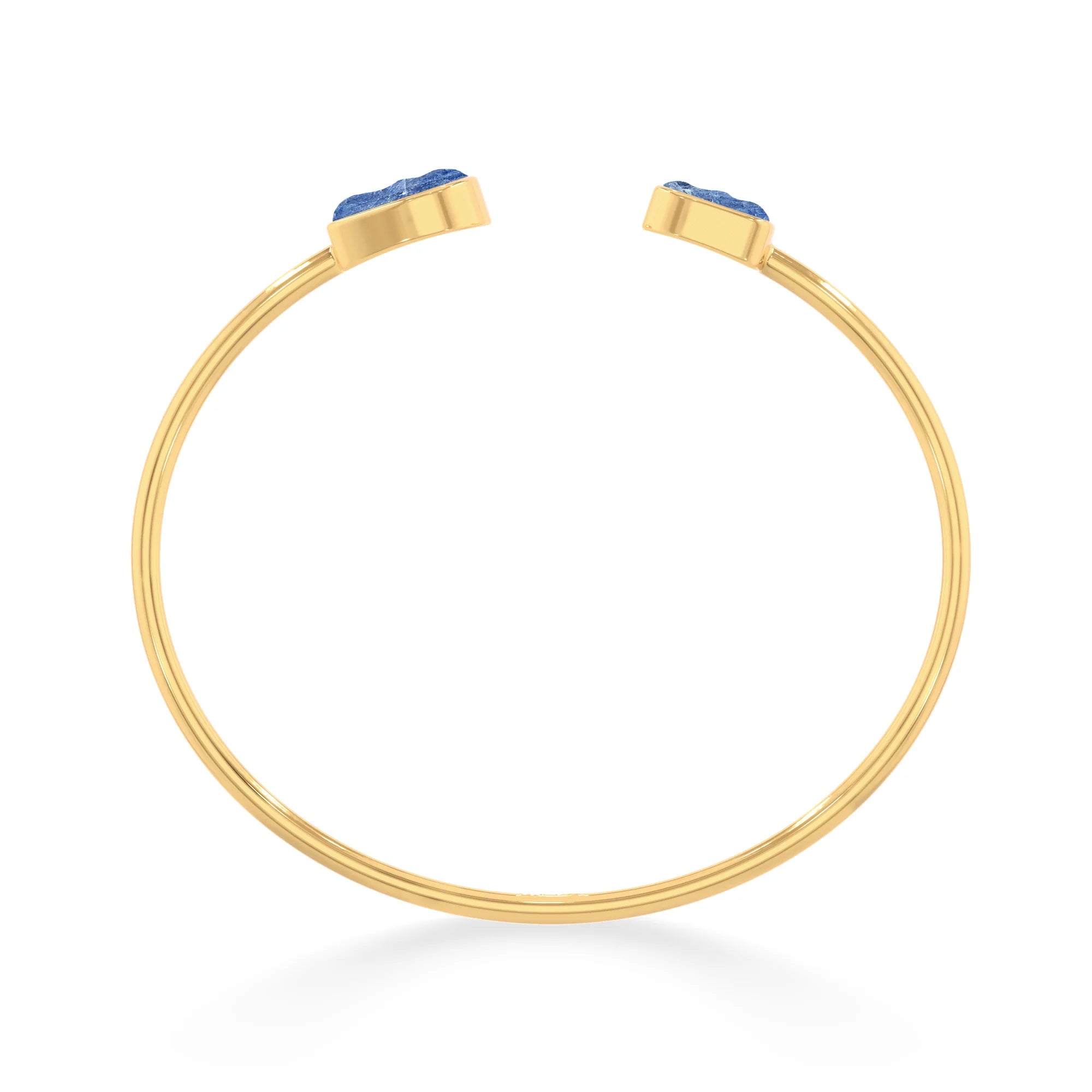 kyanite twister bracelet