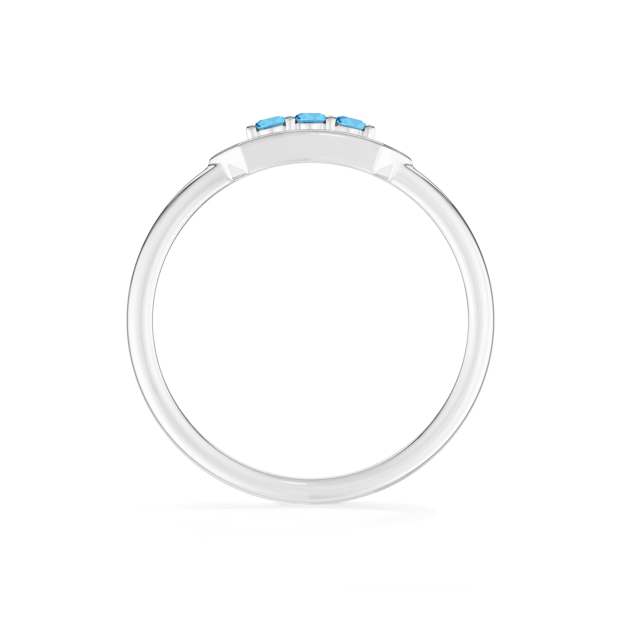 swiss blue topaz prong-set ring