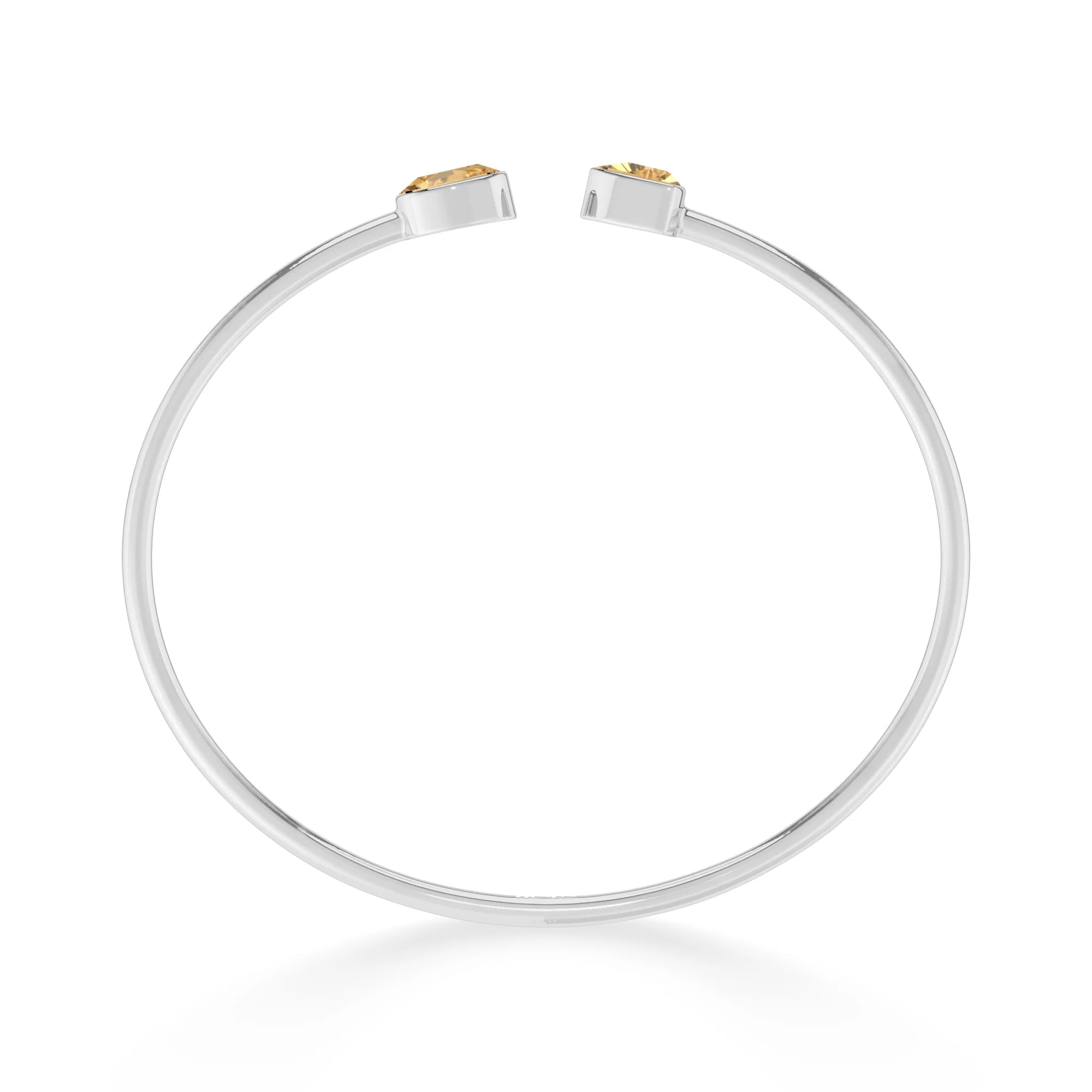 citrine cut bracelet