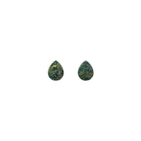 azurite malachite earrings 