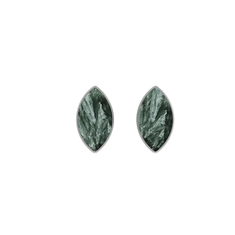 seraphinite cab earrings