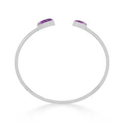 amethyst twister bracelet