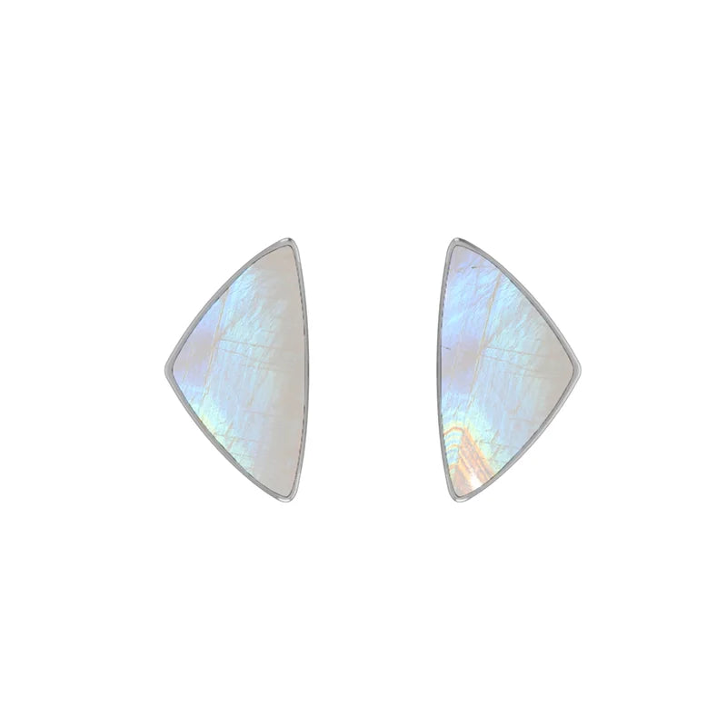 rainbow moonstone earrings
