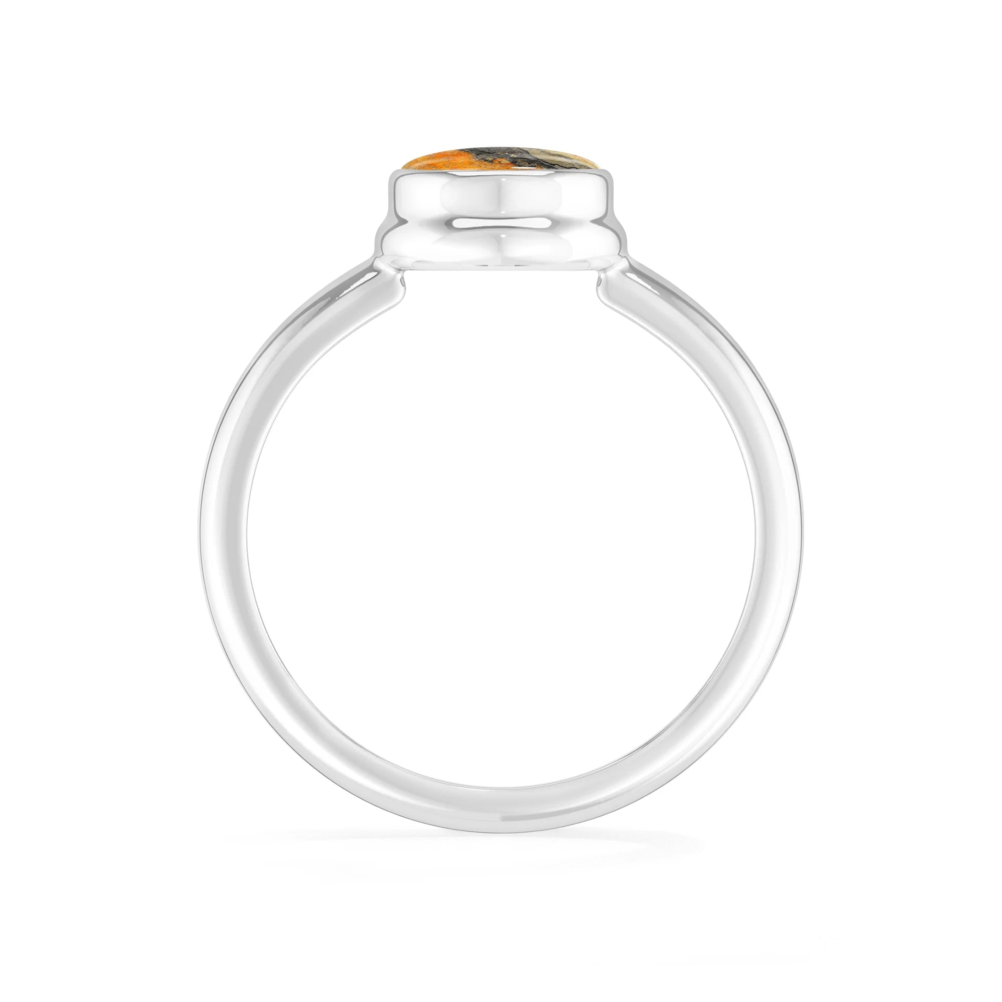 bumble-bee bezel-set ring