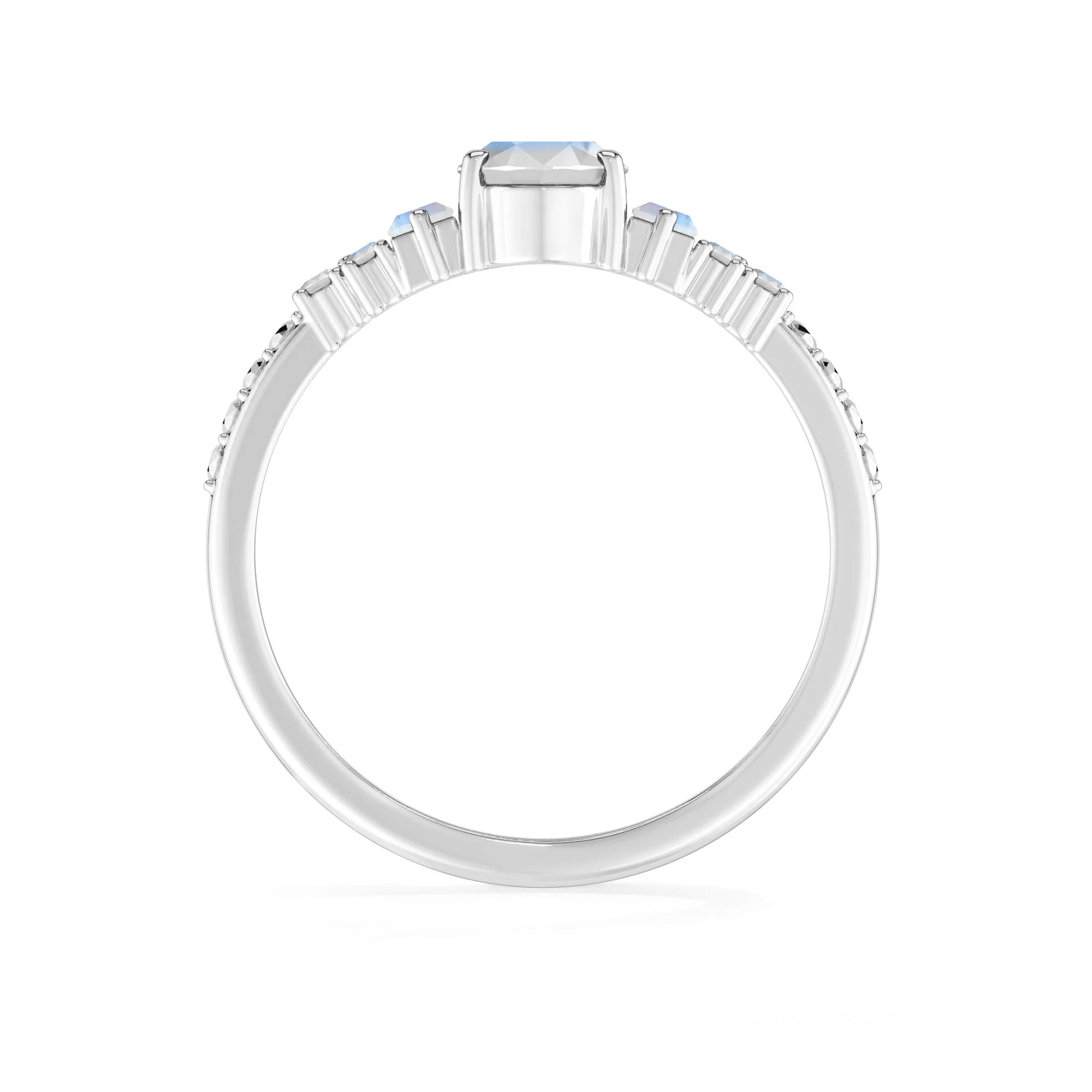rainbow-moonstone prong-set ring
