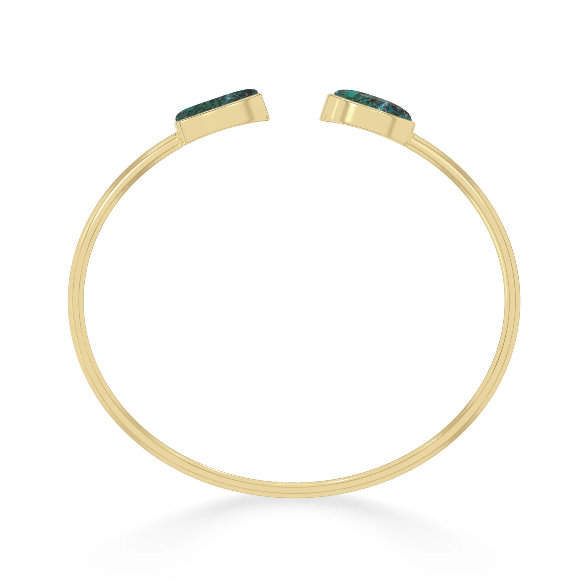 chrysocolla cab bracelet