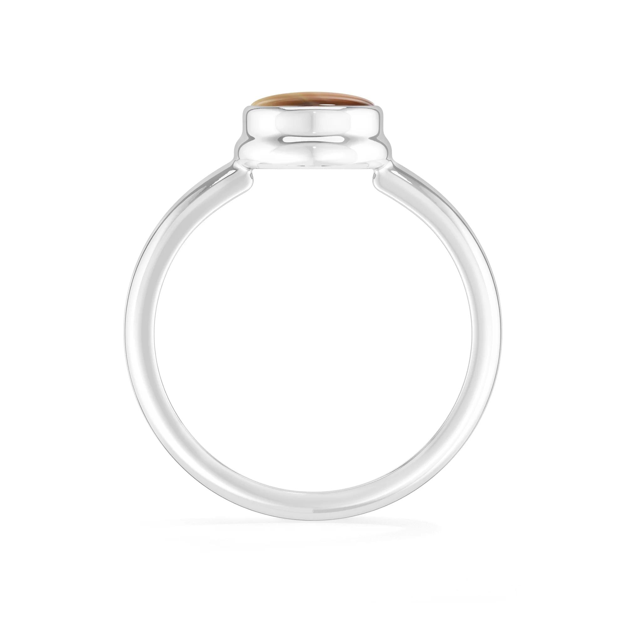 imperial-jasper bezel-set ring