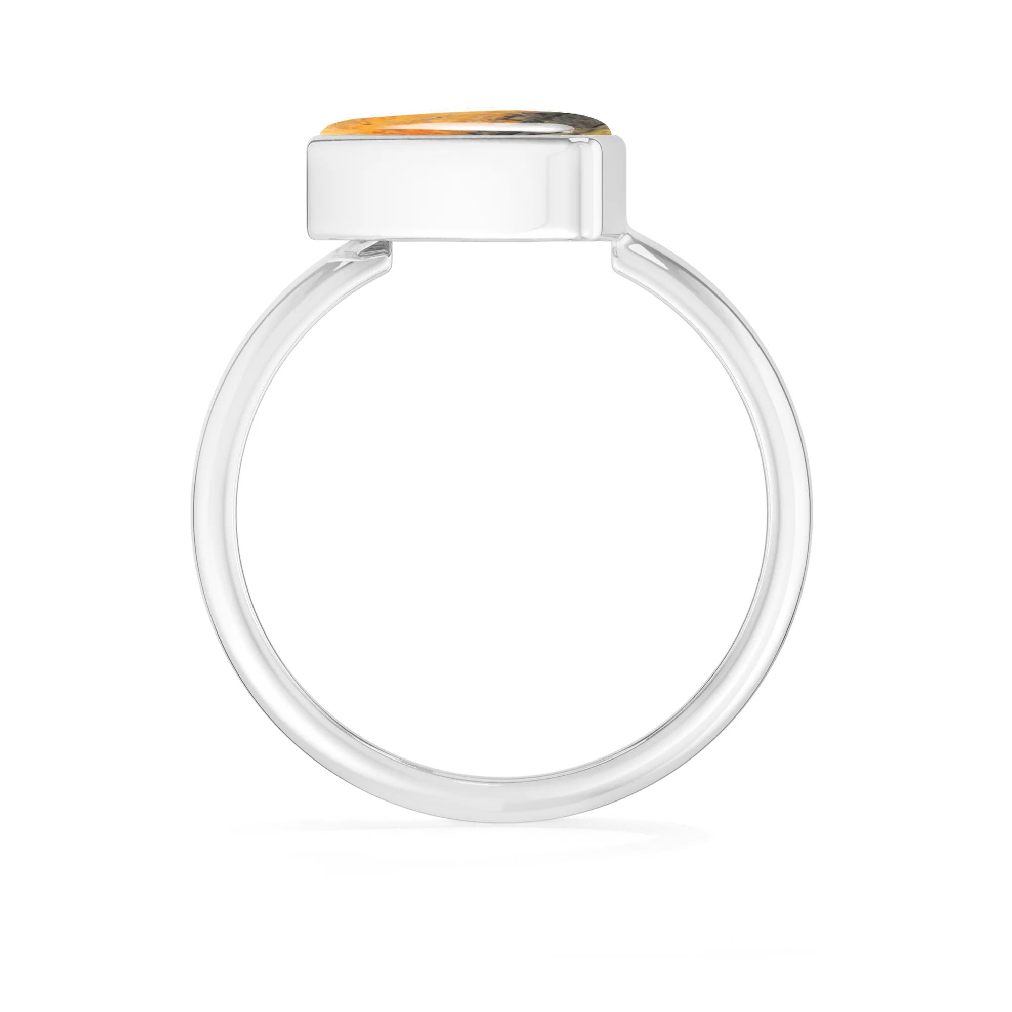 bumble-bee bezel-set ring
