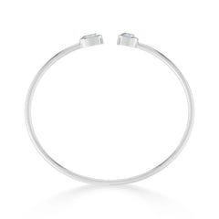 rainbow moonstone cut bracelet