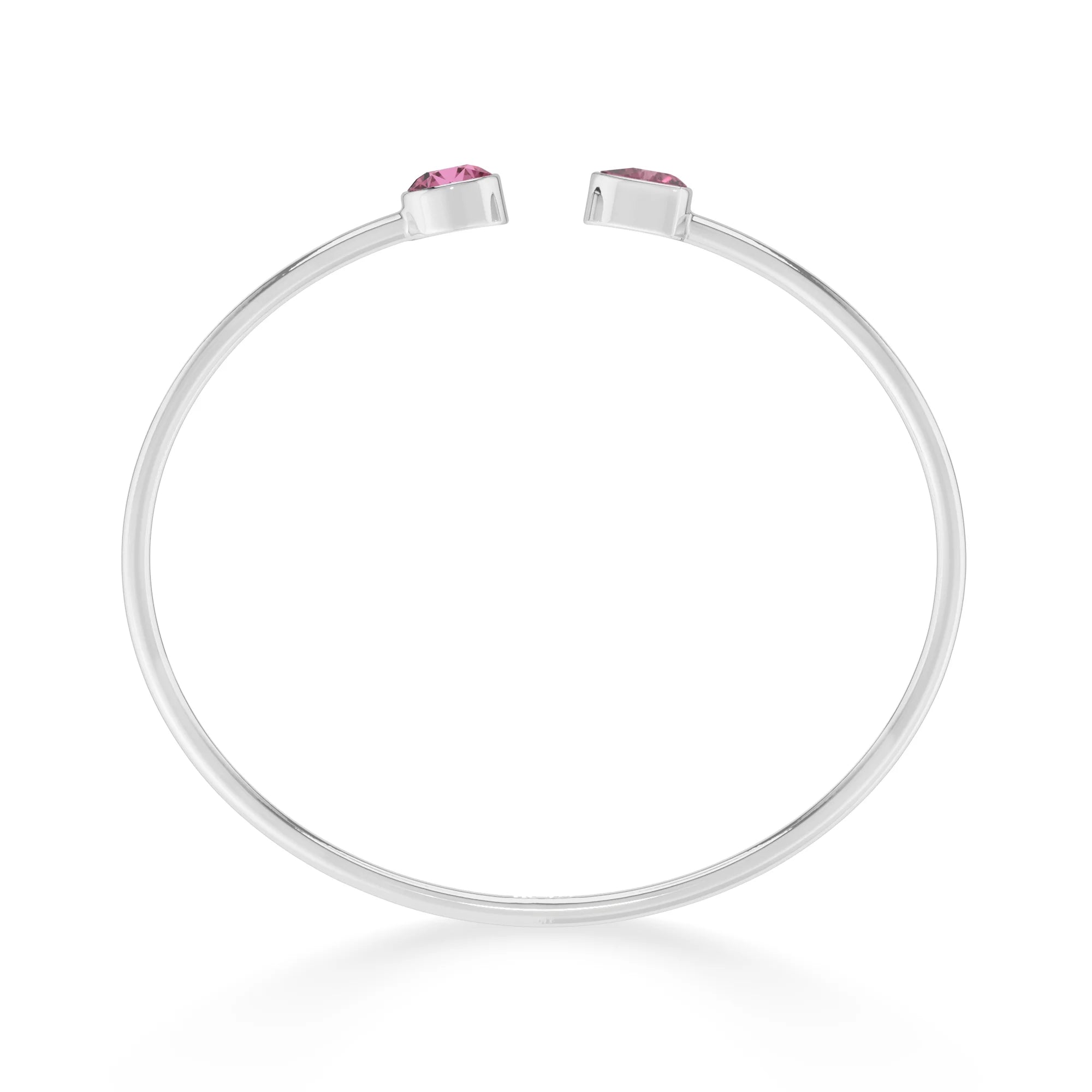 pink tourmaline cut bracelet