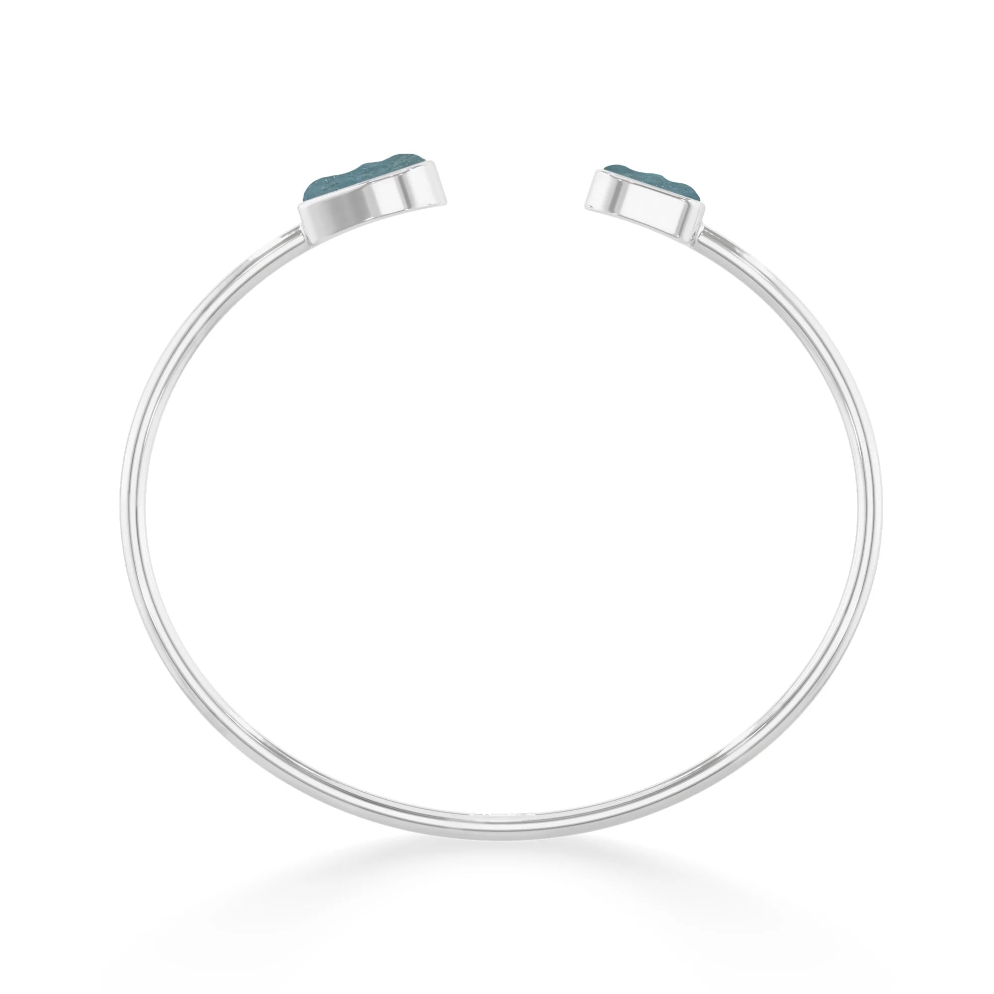 aquamarine twister bracelet