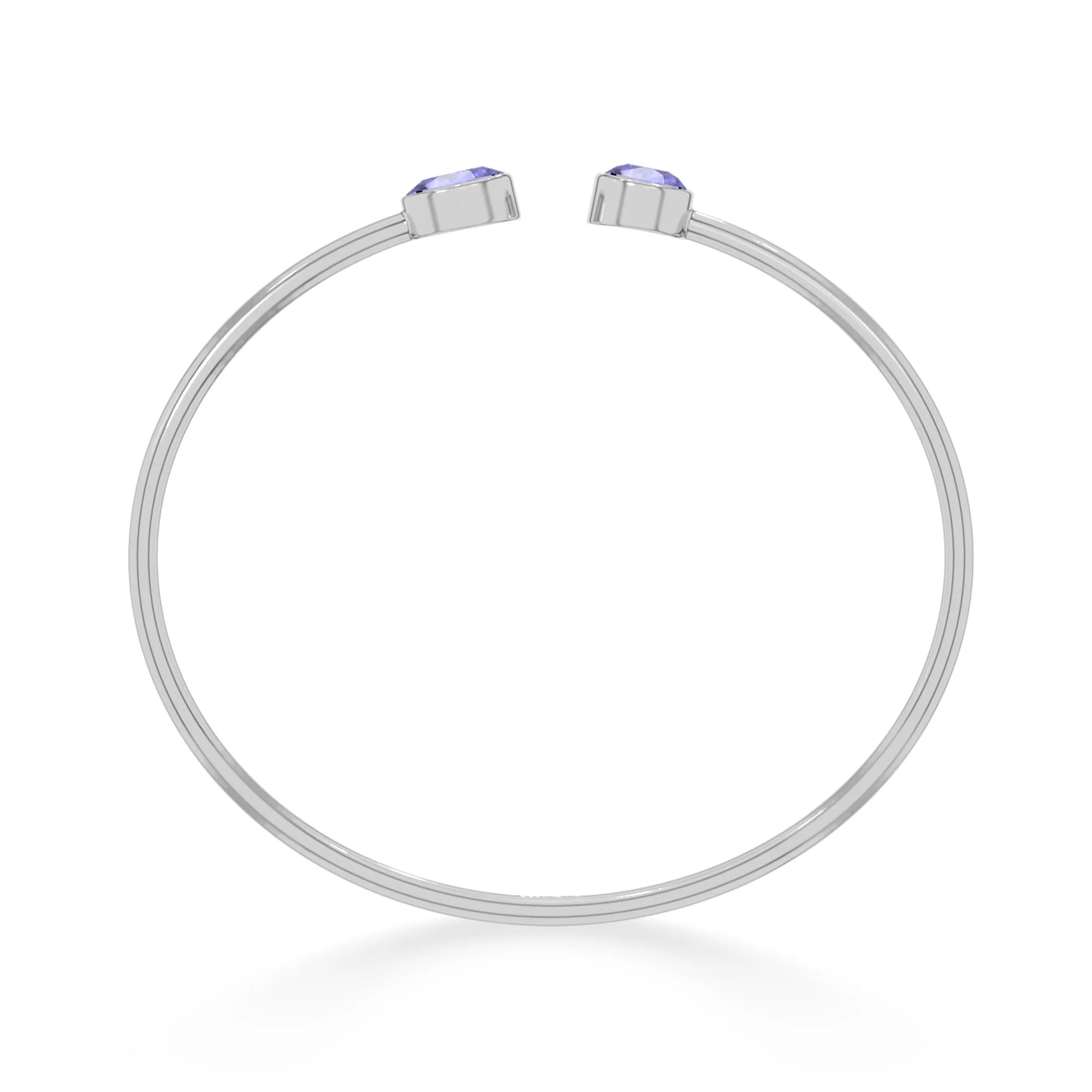 tanzanite cut bracelet