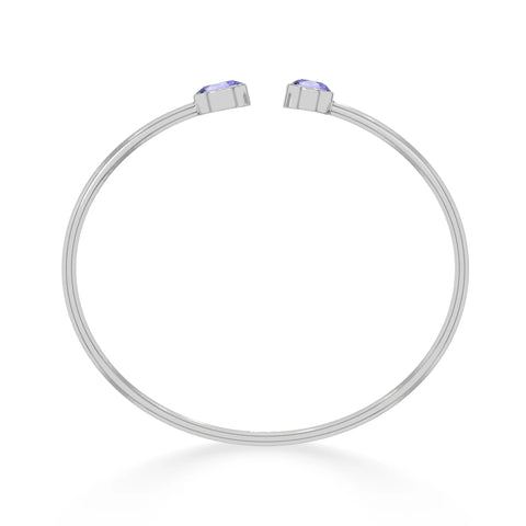 tanzanite cut bracelet