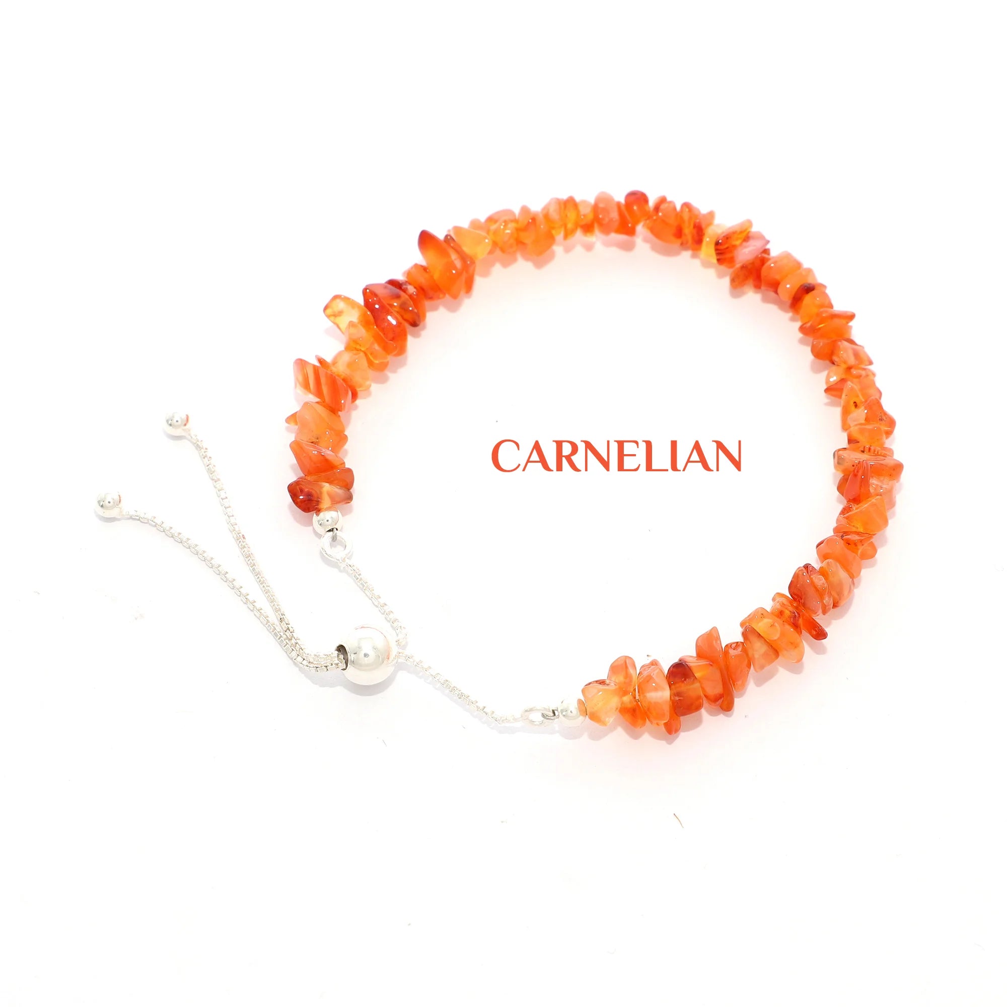 carnelian rough bracelet