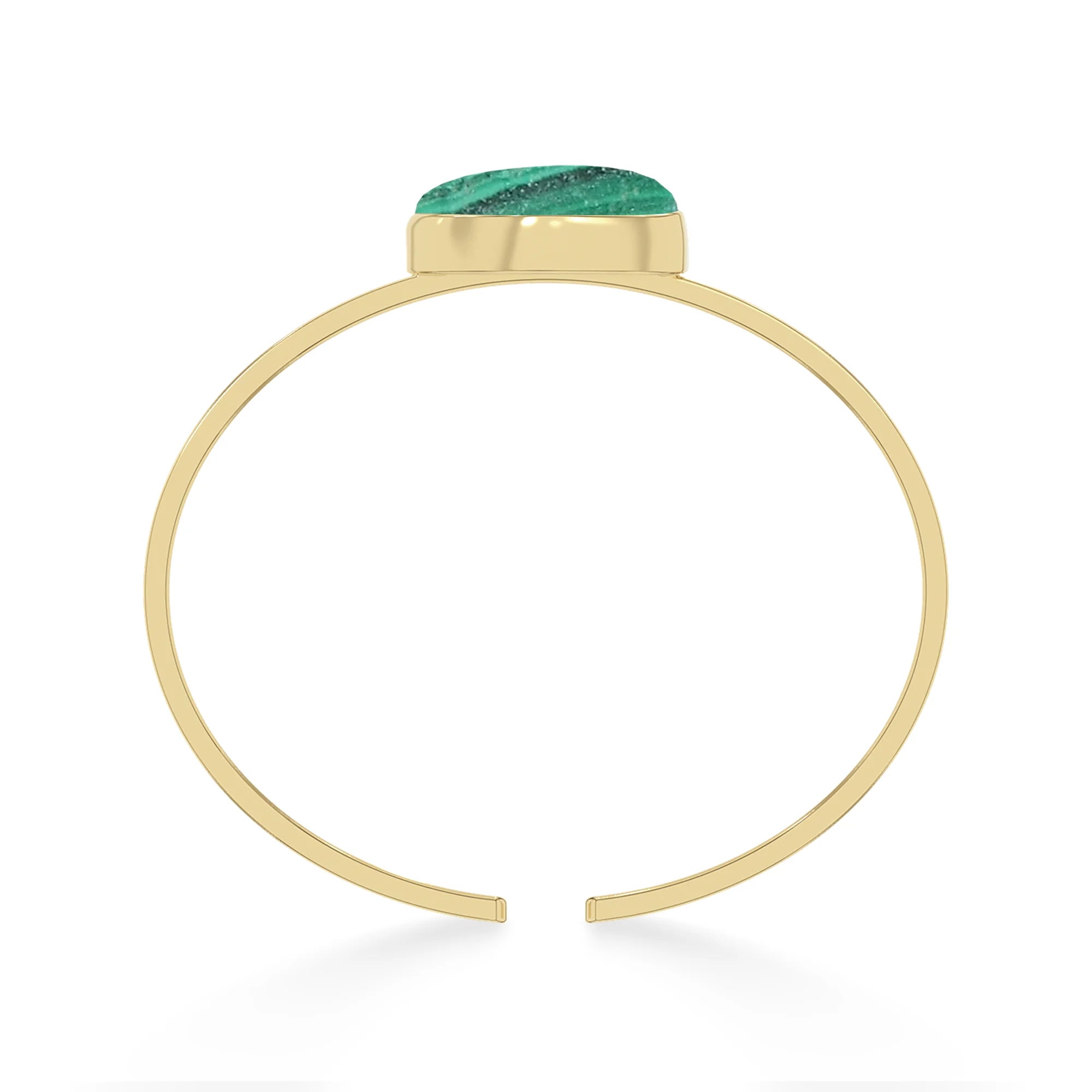 malachite rough bracelet