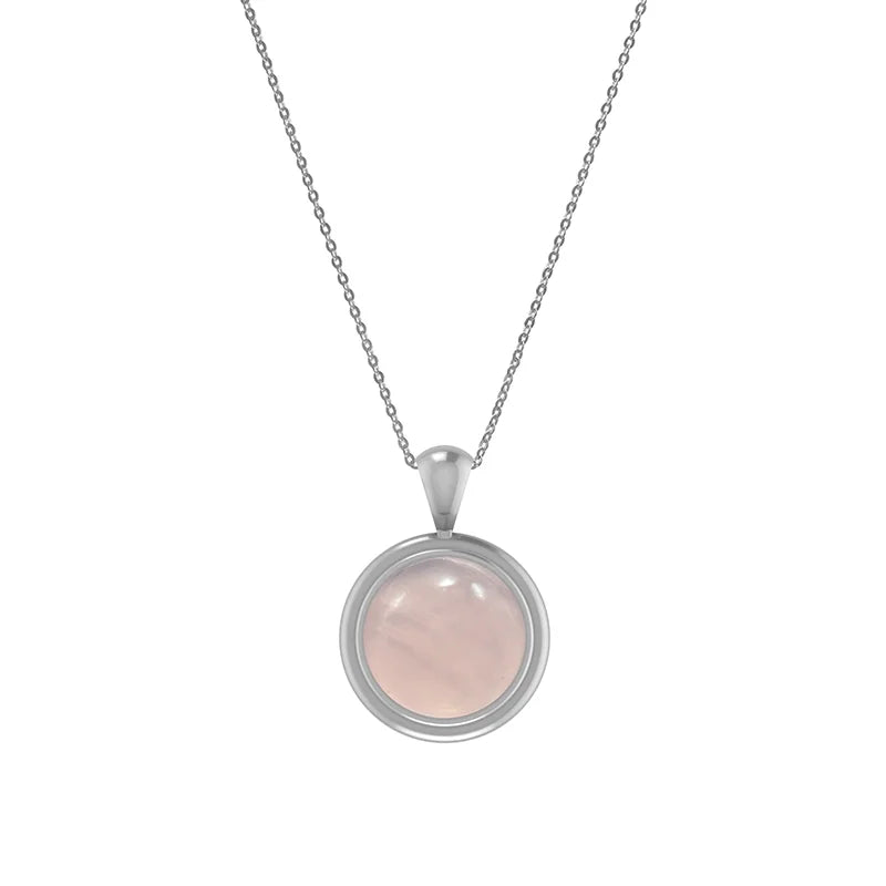 rose quartz pendant