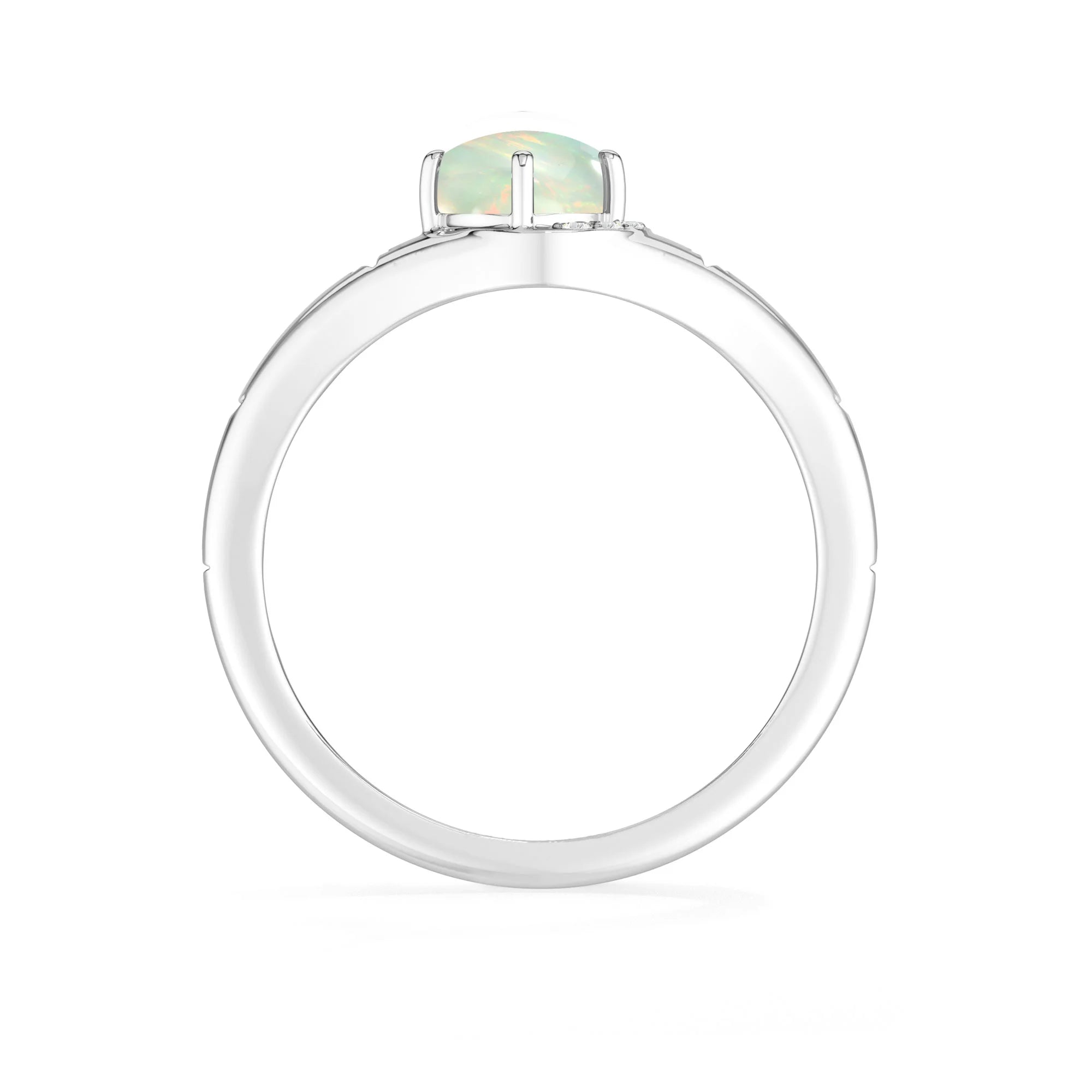 ethiopian-opal-moissanite prong-set ring