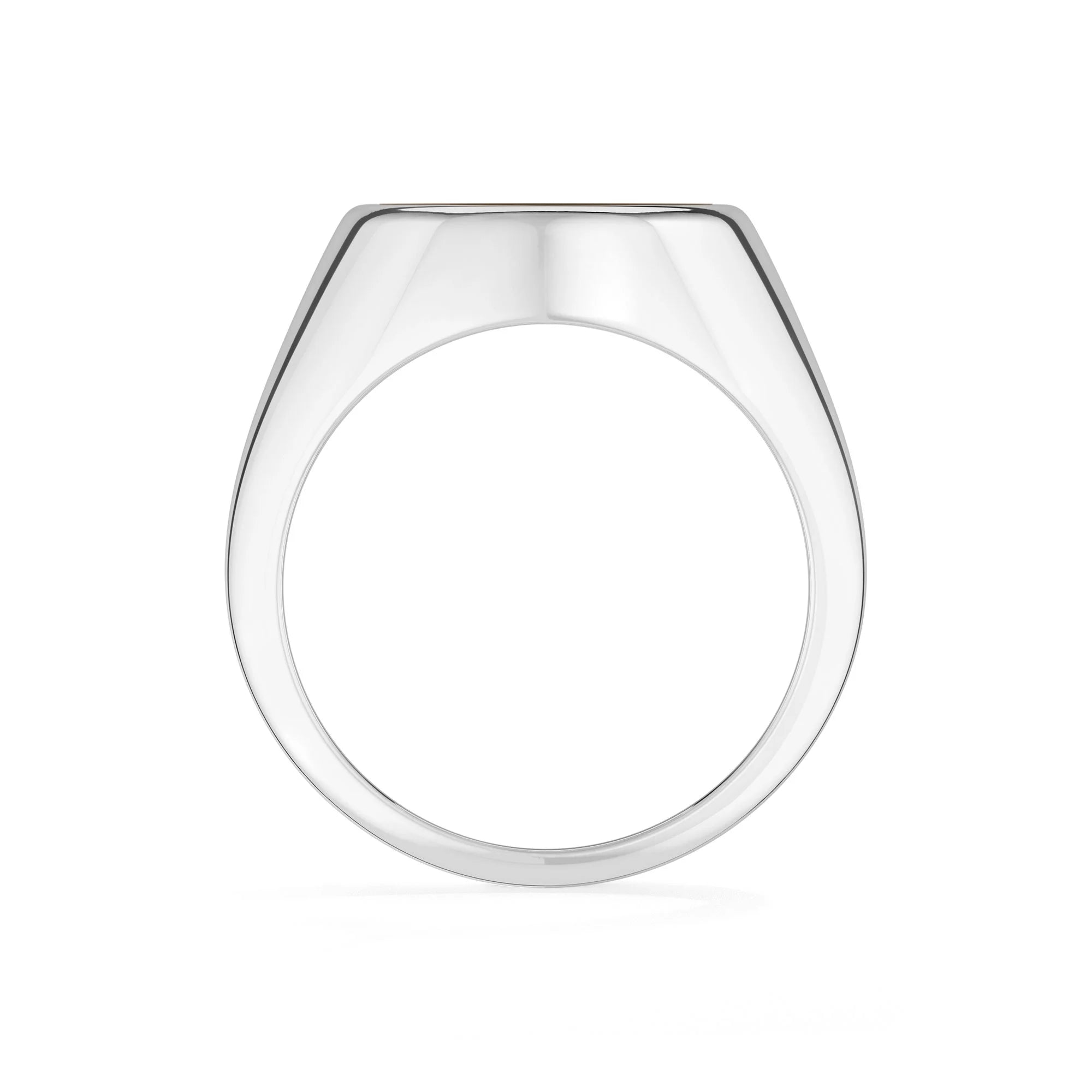 smoky quartz prong-set ring