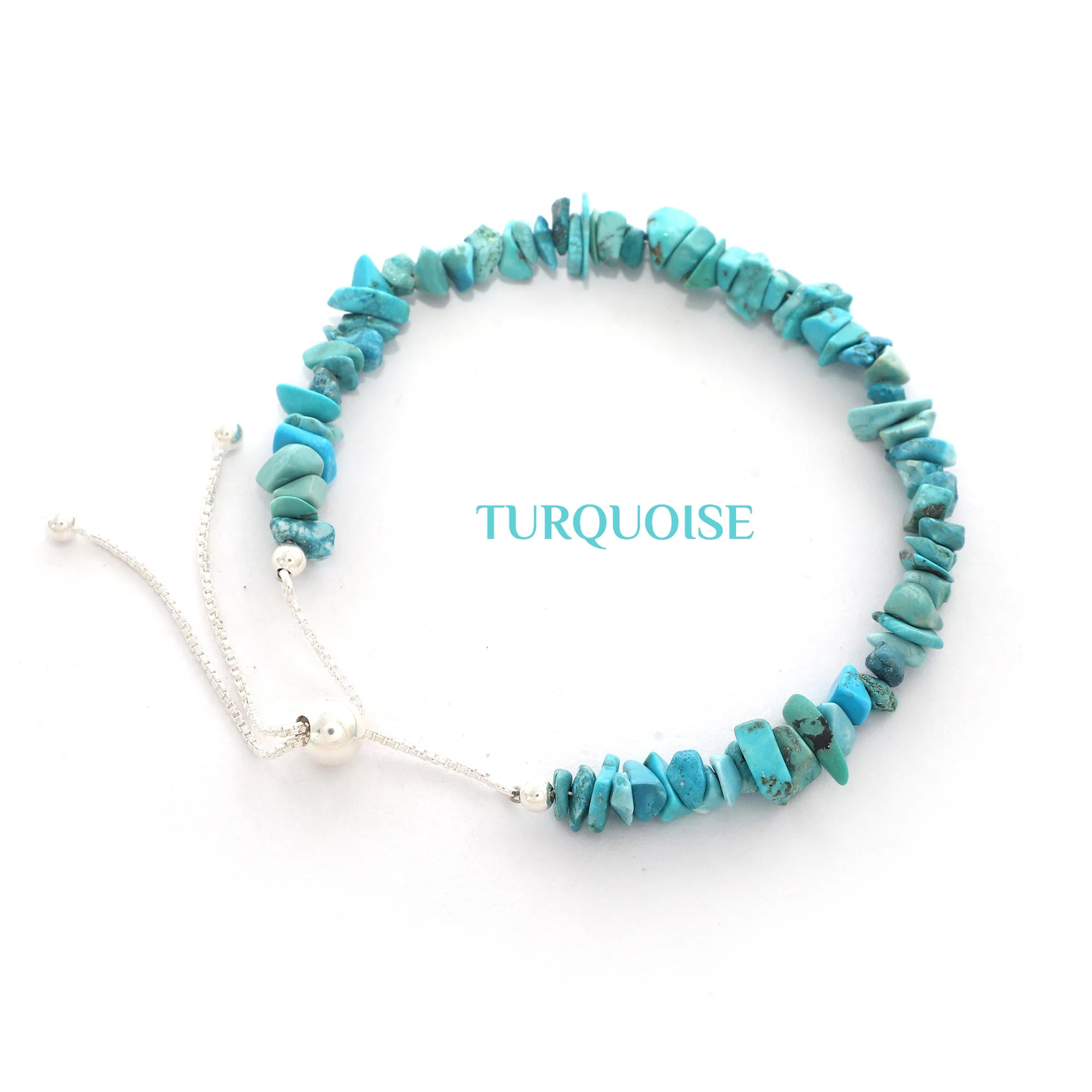 turquoise rough bracelet